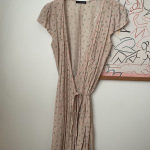 Brandy Melville Light Pink Wrap Dress XS
